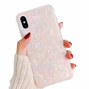 10/$25🦋 Pearly-Lustre Shell Slim Soft IPhone X/XS Case